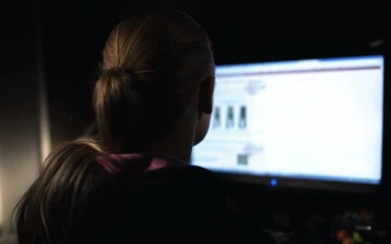 Stock Footage Woman Browsing The Internet On A Pc