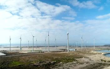 Stock Footage Wind Turbines Stopped