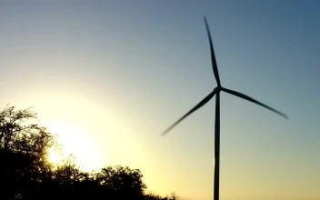 Stock Footage Wind Turbine Generating Electricity
