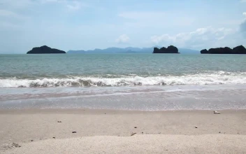 Stock Footage Waves Breaking On The Andaman Sea