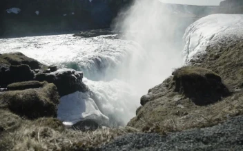 Stock Footage Waterfall Mist