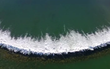 Stock Footage Water Flowing Through The Dam