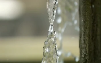 Stock Footage Water Flowing Off A Ledge