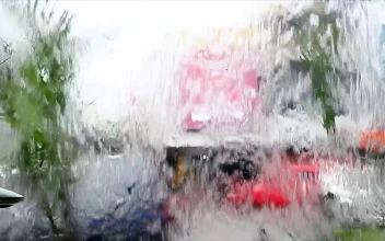 Stock Footage Water Flowing Down A Window