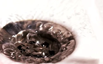 Stock Footage Water And Blood Running Down The Sink