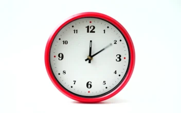Stock Footage Wall Clock Working Fast