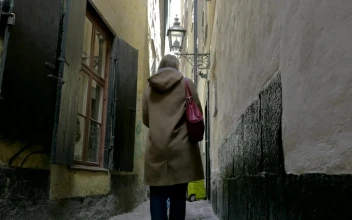 Stock Footage Walking Down A Very Old Street