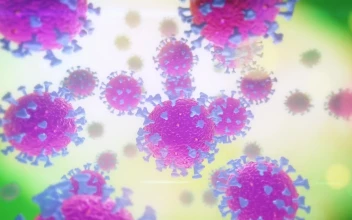 Stock Footage Virus Floating In The Air D Render