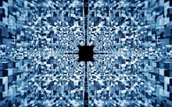 Stock Footage Virtual World Of Information Blocks