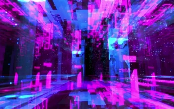 Stock Footage Virtual World Of Artificial Intelligence