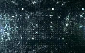 Stock Footage Virtual World Of A Matrix With Information And Processes
