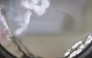 Stock Footage Video From Inside A Glass While Water Is Served