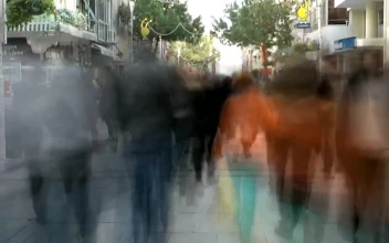 Stock Footage Very Busy Tourist Area Time Lapse Static Shot