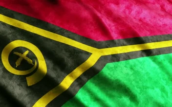 Stock Footage Vanuatu D Flag Waving By The Wind