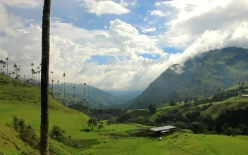 Stock Footage Valley Landscape