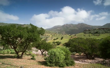 Stock Footage Valley Time Lapse