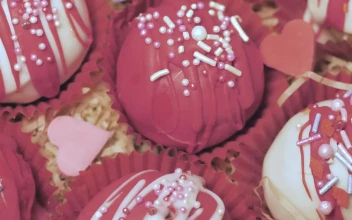 Stock Footage Valentines Day Chocolate Desserts