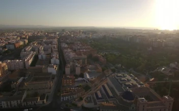 Stock Footage Valencia Just Before Sunset