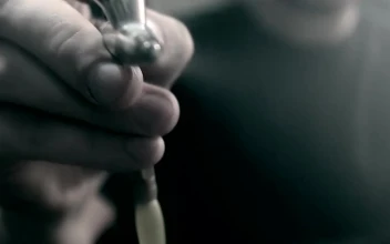 Stock Footage Using A Spray Gun To Paint