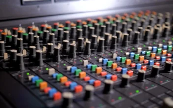 Stock Footage Using A Mixing Console