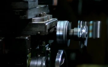 Stock Footage Using A Metal Lathe