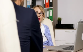 Stock Footage Urban Woman Interviewing Businessman In Office