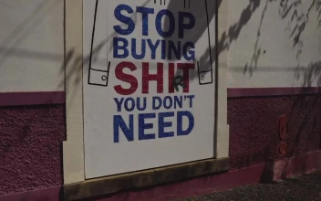 Stock Footage Urban Art In Tourist Town