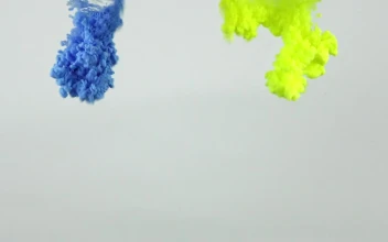Stock Footage Underwater Ink Shots