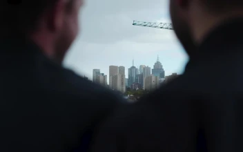 Stock Footage Two Men Kiss