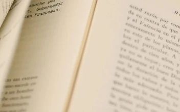 Stock Footage Two Books While Browsing