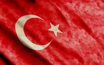 Stock Footage Turkey Faded Flag