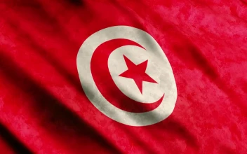 Stock Footage Tunisia Flag From African Continent