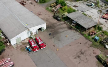 Stock Footage Trucks Inside An Industrial Yard
