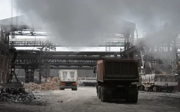 Stock Footage Trucks In A Steel Factory