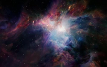 Stock Footage Traveling Through Beautiful Nebulas In Space