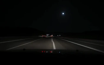 Stock Footage Traveling In The Night By Car