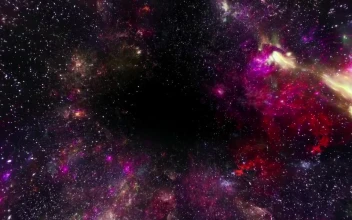Stock Footage Traveling Between The Stars And Nebulae