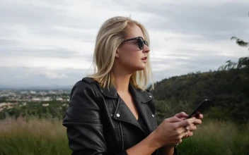 Stock Footage Woman Texting On Her Smartphone Free
