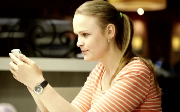 Stock Footage Young Woman Texting While On A Night Out Free