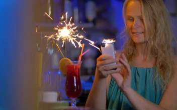 Stock Footage Woman Taking A Photo Of Her Cocktail Free