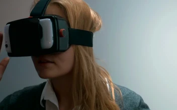 Stock Footage Woman Looking Around Lost In Vr Free