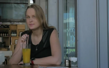 Stock Footage Woman Sitting Alone In A Cafe Free