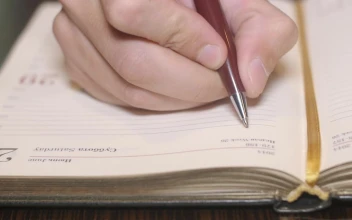 Stock Footage Writing In A Paper Notebook Free