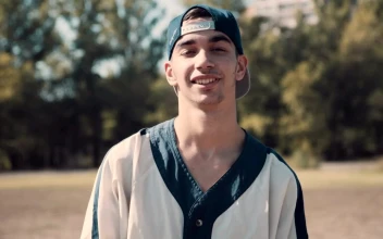 Stock Footage Young Man With Baseball Bat In The Park Free