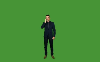 Stock Footage Young Man In A Suit Answering A Phone Call Free