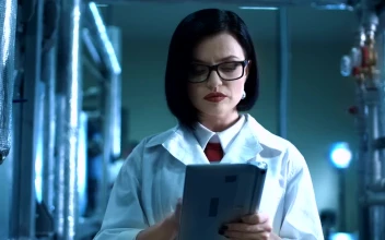Stock Footage Young Woman Scientist With Tablet Smiling Free