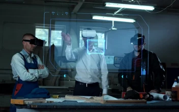 Stock Footage Working With Vr Technology In The Workshop Free