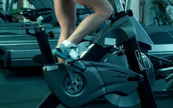Stock Footage Woman Training On The Treadmill Free