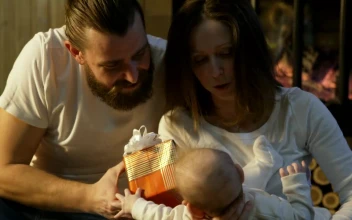 Stock Footage Young Parents With Their Newborn Free