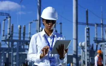 Stock Footage Woman Working With Tablet In Power Plant Free
